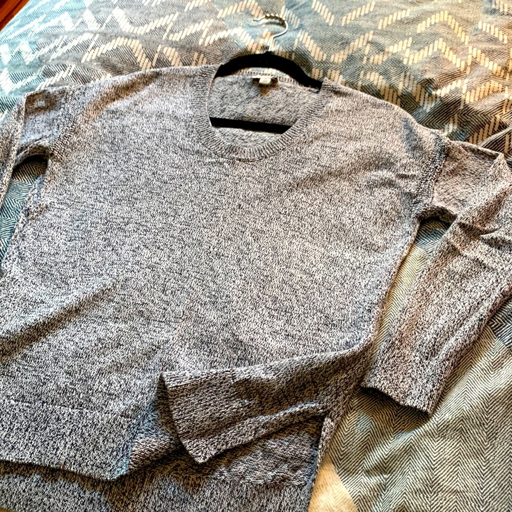 Gap XS Gray Marled 100% Cotton Sweater